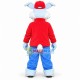 Sport Dog With Turtleneck Sweater Mascot Costume Sport Dog With Turtleneck Sweater Mascot Costume