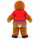 Long Wool Bear In Tights Mascot Costume Long Wool Bear In Tights Mascot Costume