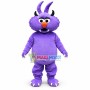Long Horned Purple Fang Monster Mascot Costume