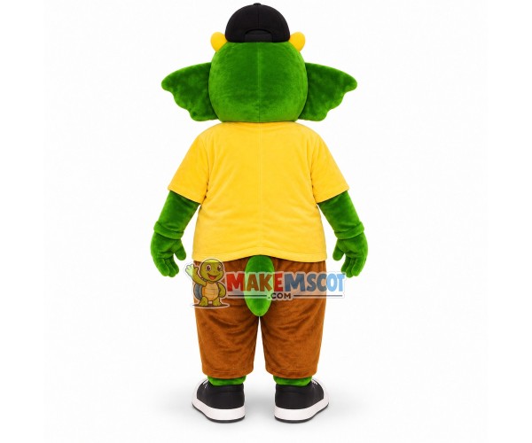 Naive Green Little Triceratops Mascot Costume Naive Green Little Triceratops Mascot Costume