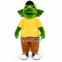 Naive Green Little Triceratops Mascot Costume