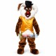 Halloween Bunny With Golden Waistcoat Mascot Costume