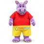 Strong Power Purple Hippo Mascot Costume