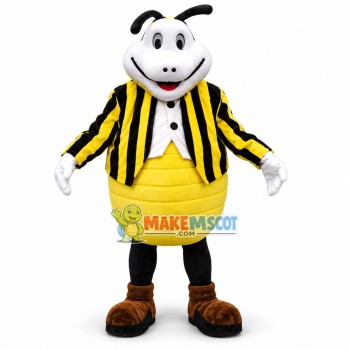 Adult Gentle Bee Outfit Mascot Costume Adult Gentle Bee Outfit Mascot Costume