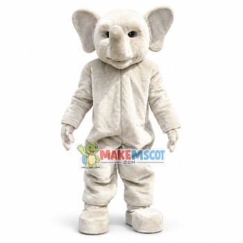 Adult Gray Elephant Mascot Costume