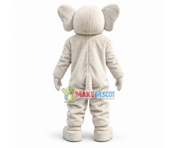 Adult Gray Elephant Mascot Costume Adult Gray Elephant Mascot Costume