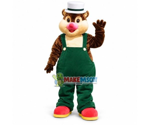 Kind Casual Squirrel Adult Mascot Costume