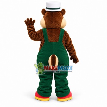 Kind Casual Squirrel Adult Mascot Costume Kind Casual Squirrel Adult Mascot Costume