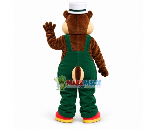 Kind Casual Squirrel Adult Mascot Costume Kind Casual Squirrel Adult Mascot Costume