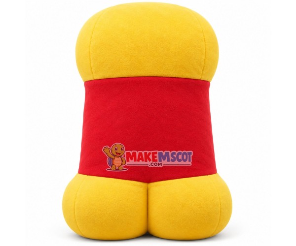 Cartoon Glad Winnie the Pooh Mascot Costume Cartoon Glad Winnie the Pooh Mascot Costume
