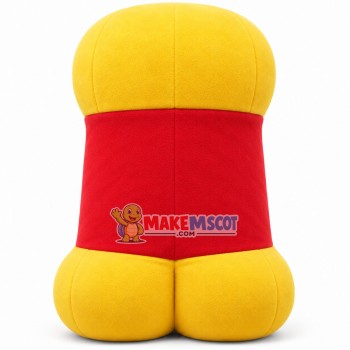 Cartoon Glad Winnie the Pooh Mascot Costume Cartoon Glad Winnie the Pooh Mascot Costume