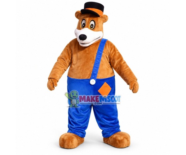 Pointed Mouth Bear Adult Mascot Costume Pointed Mouth Bear Adult Mascot Costume