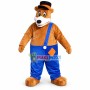 Pointed Mouth Bear Adult Mascot Costume