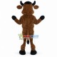 Brown Soft Cow Mascot Costume Brown Soft Cow Mascot Costume