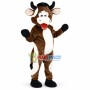 Brown Soft Cow Mascot Costume
