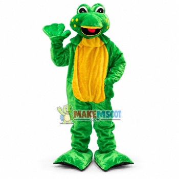 Standing Version Slim Frog Mascot Costume