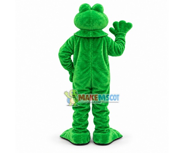Standing Version Slim Frog Mascot Costume Standing Version Slim Frog Mascot Costume