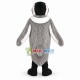 Messy Gray Hairy Penguin Mascot Costume Messy Gray Hairy Penguin Mascot Costume