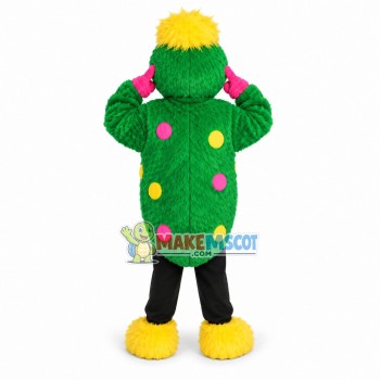Colorful Sharp Teeth Monster Mascot Costume Colorful Sharp Teeth Monster Mascot Costume