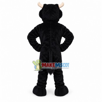 Fighting Black Bull Mascot Costume Fighting Black Bull Mascot Costume