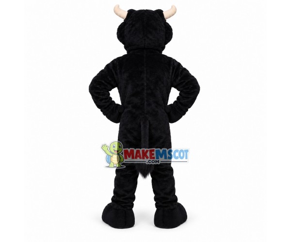 Fighting Black Bull Mascot Costume Fighting Black Bull Mascot Costume