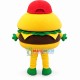 Cartoon Big Eyes Beef Burger Mascot Costume Cartoon Big Eyes Beef Burger Mascot Costume