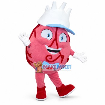 Halloween Cartoon Heart Mascot Costume