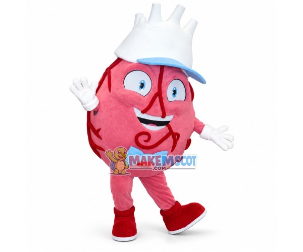 Halloween Cartoon Heart Mascot Costume