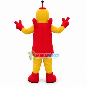 Old Style Button Phone Mascot Costume Old Style Button Phone Mascot Costume
