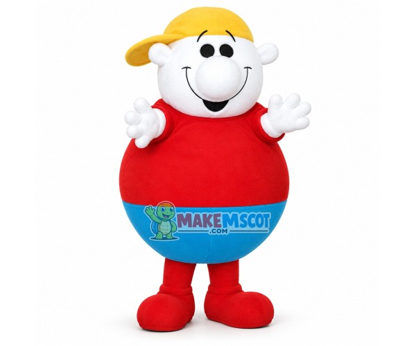Big Nose Doll With Round Body Mascot Costume Big Nose Doll With Round Body Mascot Costume