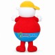Big Nose Doll With Round Body Mascot Costume Big Nose Doll With Round Body Mascot Costume