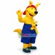 Yellow Kangaroo Mother Mascot Costume Yellow Kangaroo Mother Mascot Costume