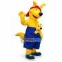 Yellow Kangaroo Mother Mascot Costume