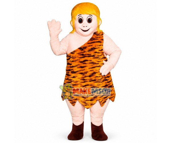 Savage In Animal Fur Suit Mascot Costume Savage In Animal Fur Suit Mascot Costume