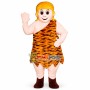 Savage In Animal Fur Suit Mascot Costume
