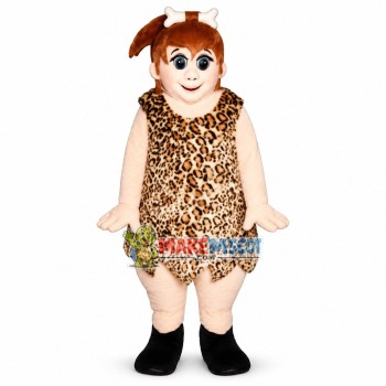 Savage In Animal Fur Suit Mascot Costume Savage In Animal Fur Suit Mascot Costume