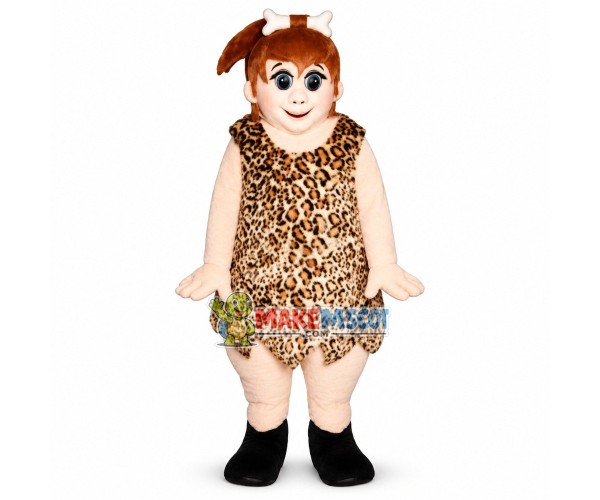 Savage In Animal Fur Suit Mascot Costume Savage In Animal Fur Suit Mascot Costume