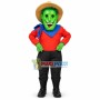 Distinct Green Scarecrow Mascot Costume