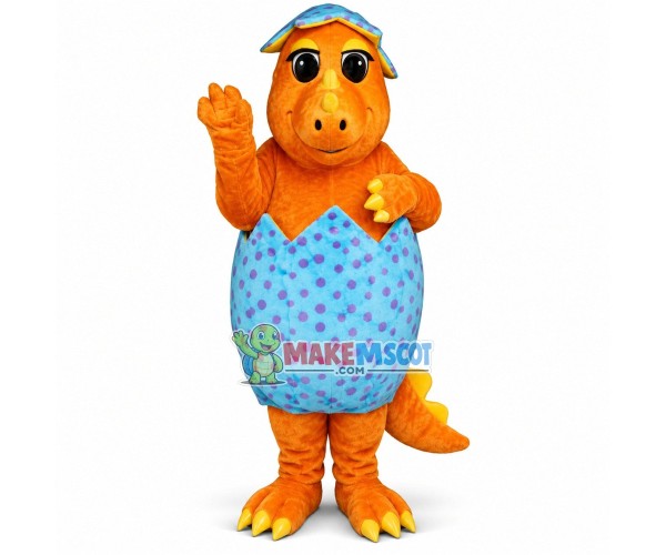 Broken Shell Dinosaur Baby Mascot Costume Broken Shell Dinosaur Baby Mascot Costume