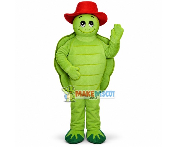 Mr Tortoise In The Bowler Hat Mascot Costume Mr Tortoise In The Bowler Hat Mascot Costume