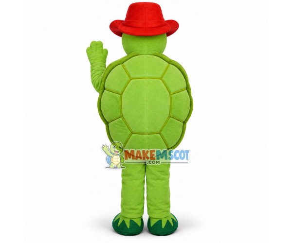 Mr Tortoise In The Bowler Hat Mascot Costume