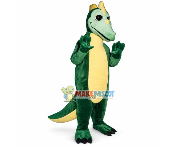 Pointed Mouth Dinosaur Adult Mascot Costume Pointed Mouth Dinosaur Adult Mascot Costume