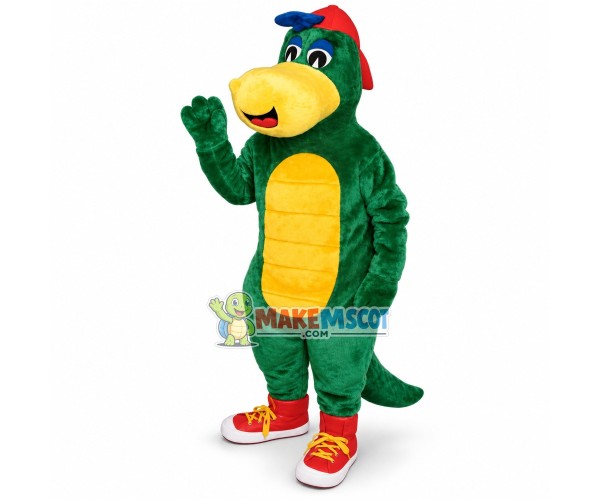 Youth Dragon With Sports Boots Mascot Costume