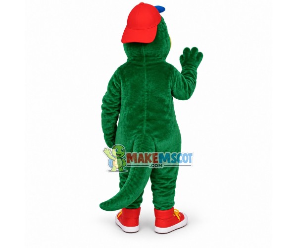 Youth Dragon With Sports Boots Mascot Costume Youth Dragon With Sports Boots Mascot Costume