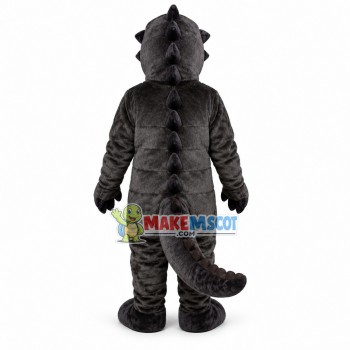 Fierce Grey Dinosaur Mascot Adult Costume Fierce Grey Dinosaur Mascot Adult Costume