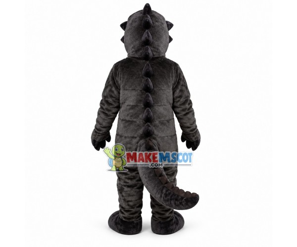 Fierce Grey Dinosaur Mascot Adult Costume Fierce Grey Dinosaur Mascot Adult Costume
