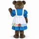 Sister Bear In The Lace Dress Mascot Costume Sister Bear In The Lace Dress Mascot Costume