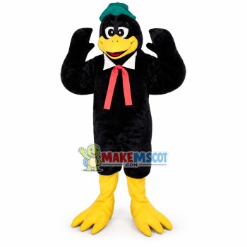 Black Bird In The Blouse Mascot Costume