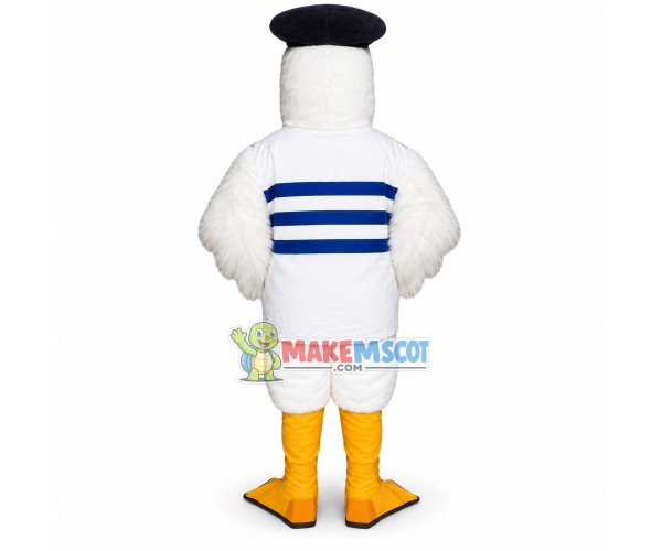 Professional Pelican Professor Mascot Costume Professional Pelican Professor Mascot Costume
