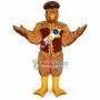 Commander Goshawk Wearing Medal of Honor Mascot Costume
